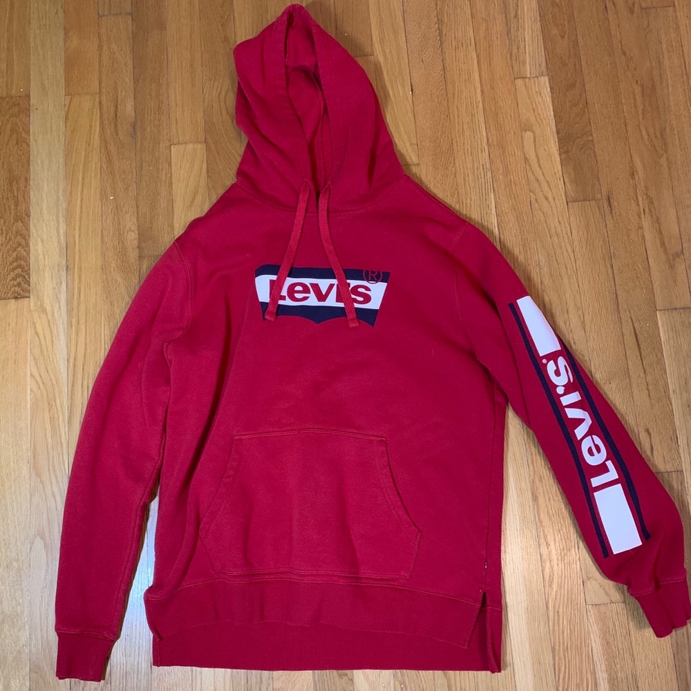 Levi’s Red Logo Pullover Hoodie